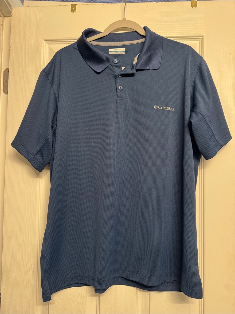Columbia Men's Slate Blue Short Sleeve Polo
